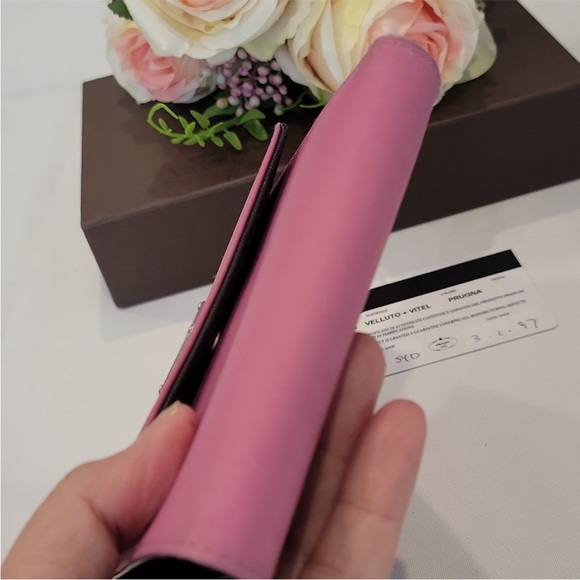 Authentic Prada Velluto Vitel wallet with authenticity card - Picture 7 of 12